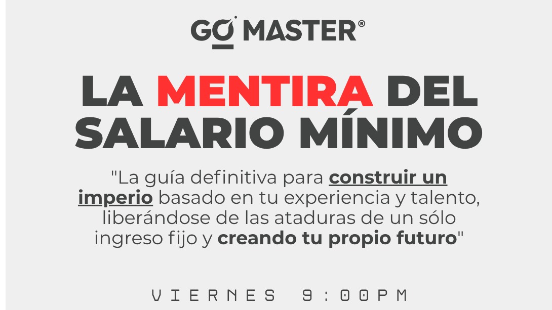 Lanzamiento de Negocio GoMaster